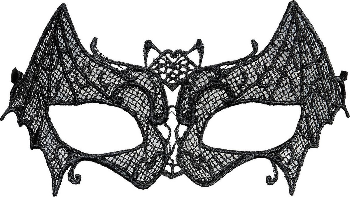 WIDMANN - Vleermuis halfmasker voor vrouwen - Maskers > Masquerade masker
